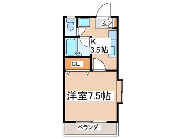 メゾン草薙　ＰＡＲＴ５の物件間取画像